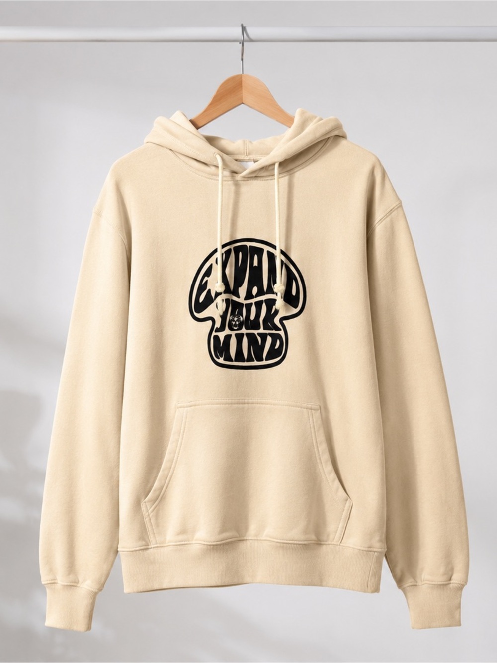 TNA Women's Cream and Yellow Hoodie Womens Size M -NWT